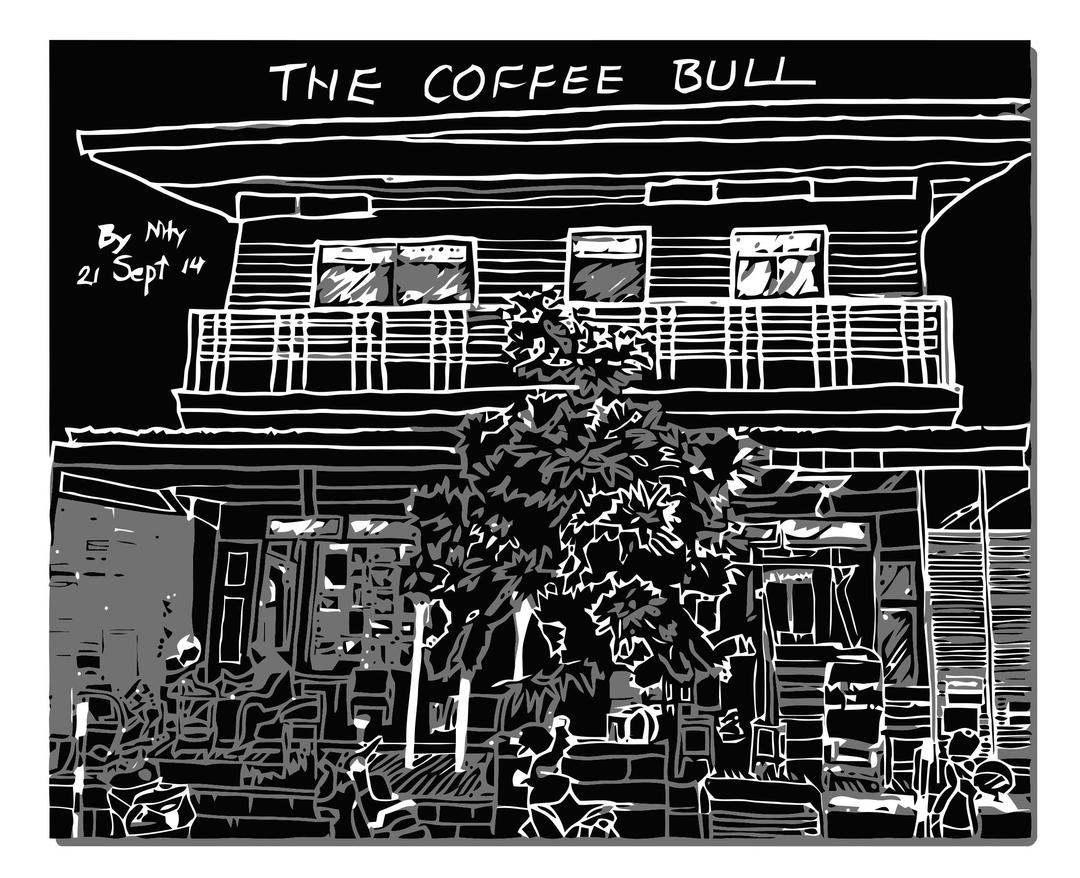 The Coffee Bull png transparent