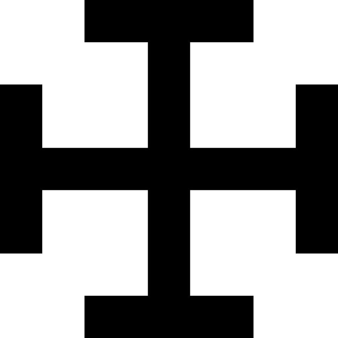 The Cross Potent (XXXII) png transparent