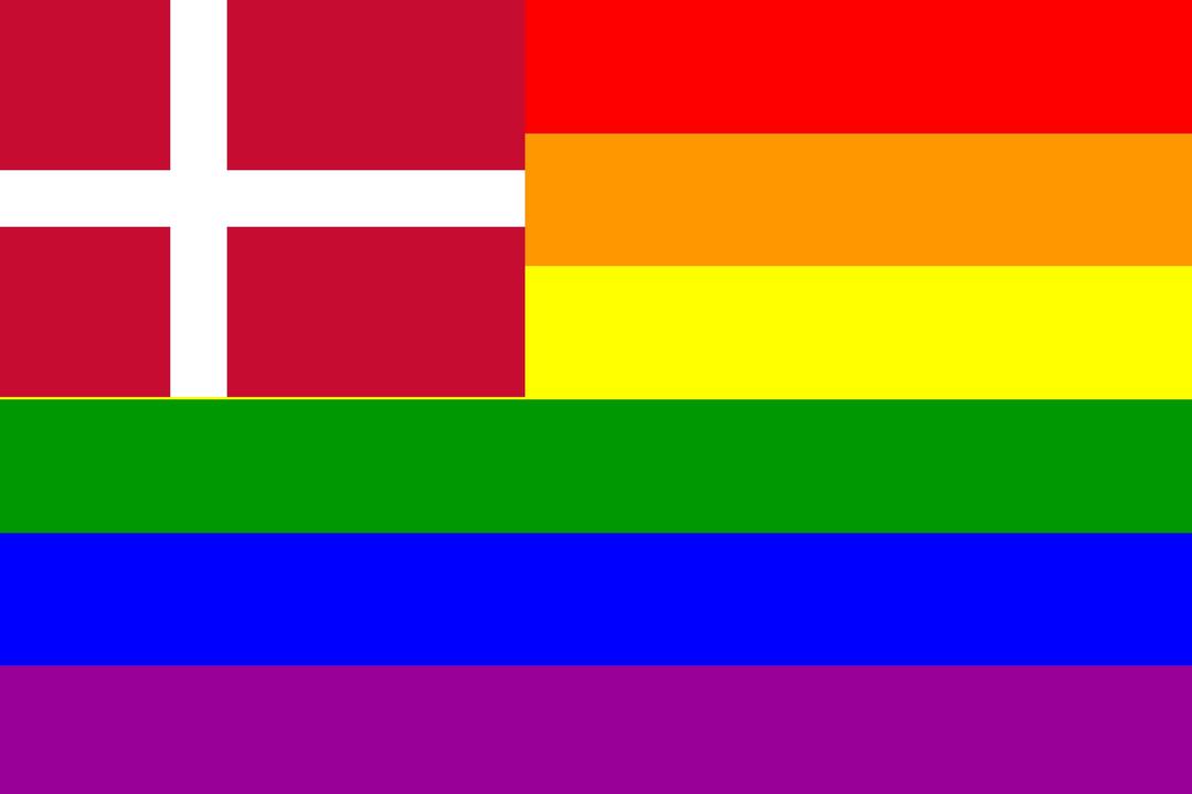 The Denmark Rainbow Flag png transparent