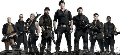 The Expendables Group png transparent