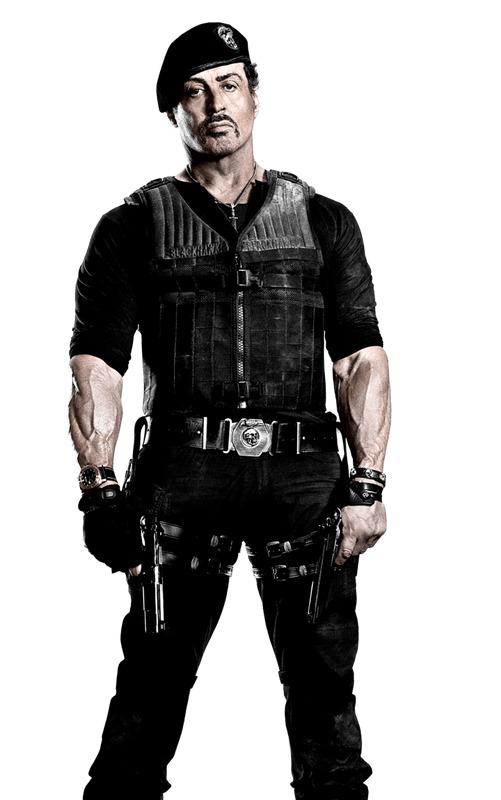 The Expendables Sylvester Stallone Front png transparent