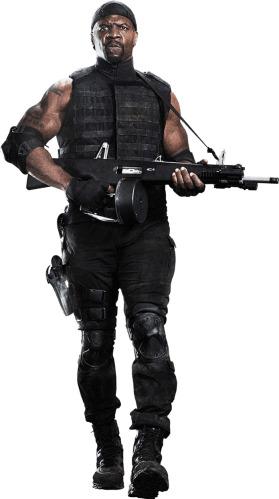 The Expendables Terry Crews png transparent
