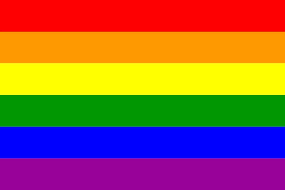 The Gay Pride Rainbow Flag png transparent