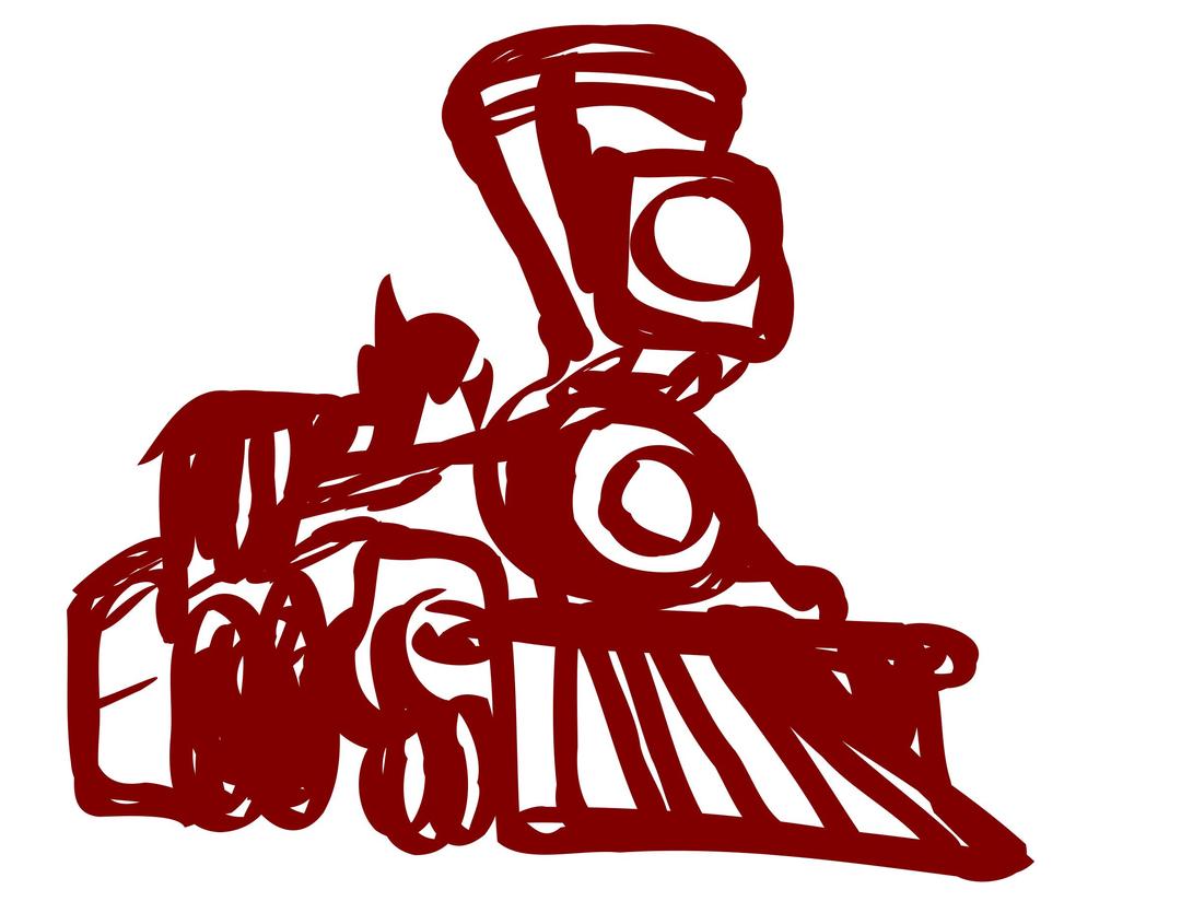 The General Locomotive Cartoon style. png transparent