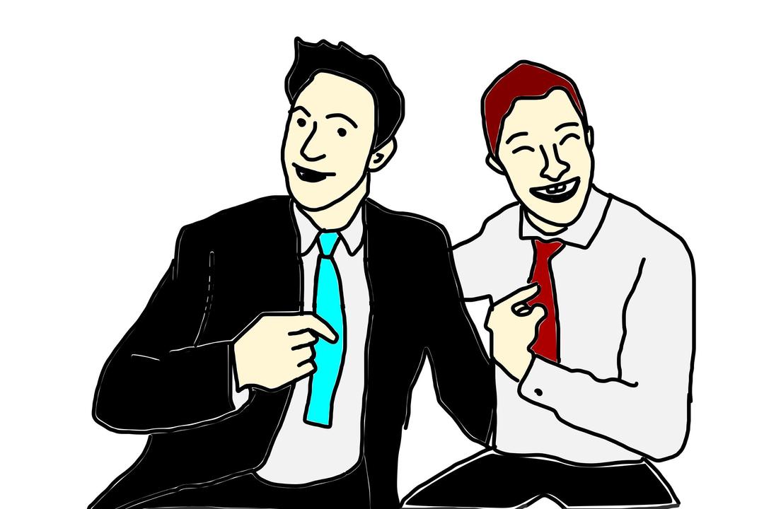 The guys point at themselves  png transparent
