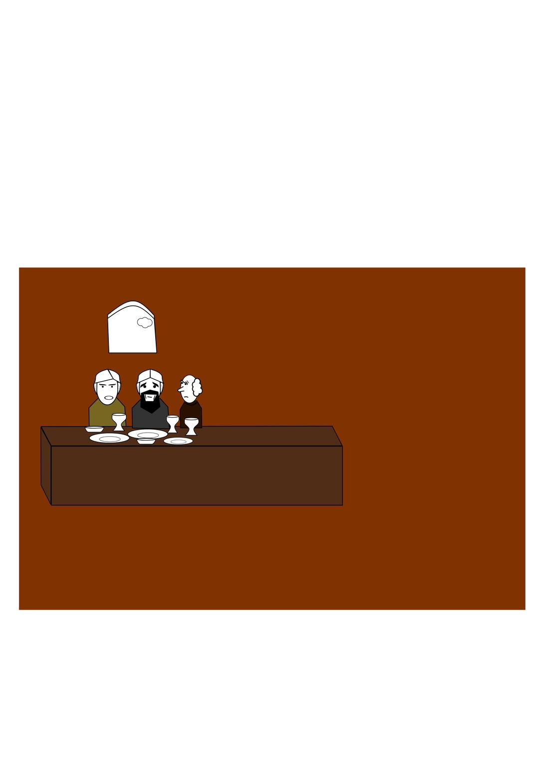 The Last Supper png transparent