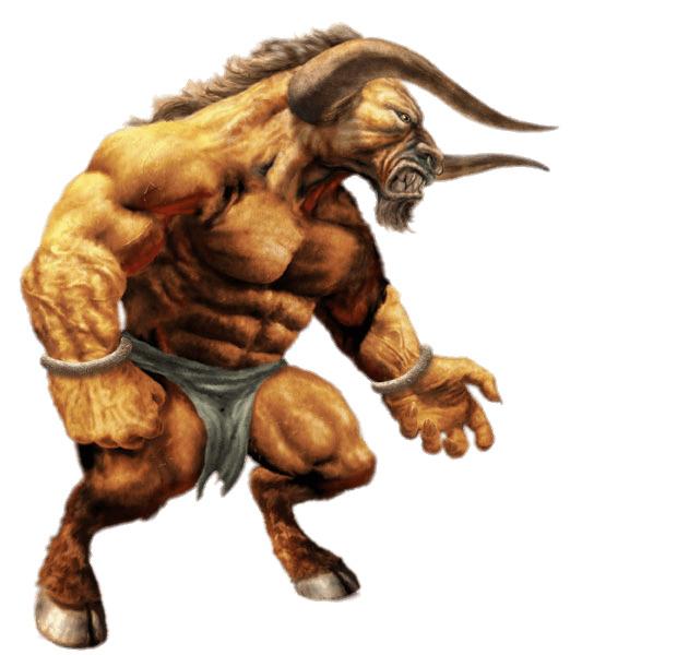 The Mighty Minotaur png transparent