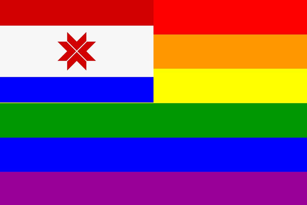 The Mordovia Rainbow Flag png transparent