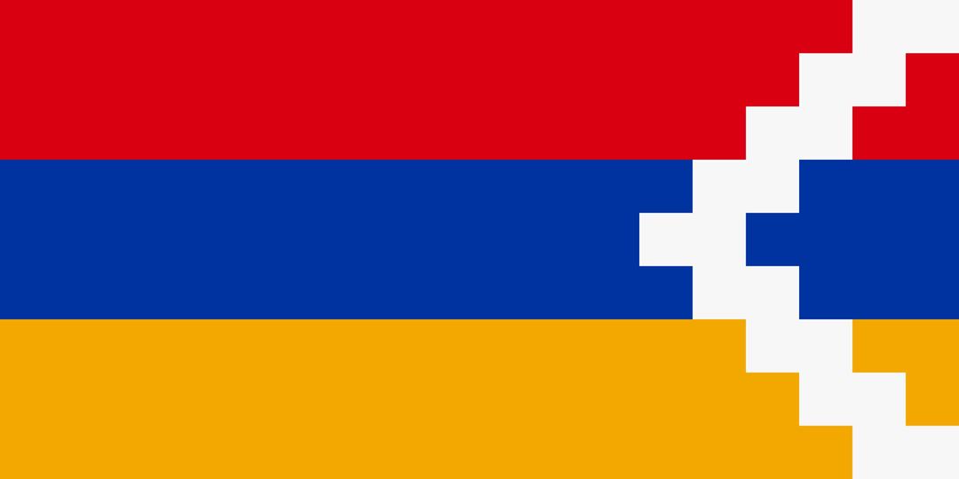 The Nagorno-Karabakh Flag png transparent