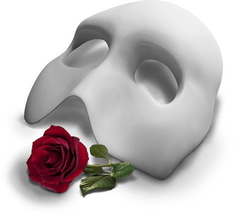 The Phantom Of the Opera Mask Logo png transparent