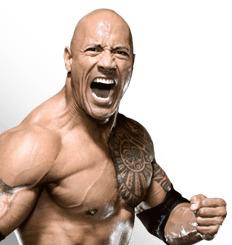 The Rock Angry png transparent