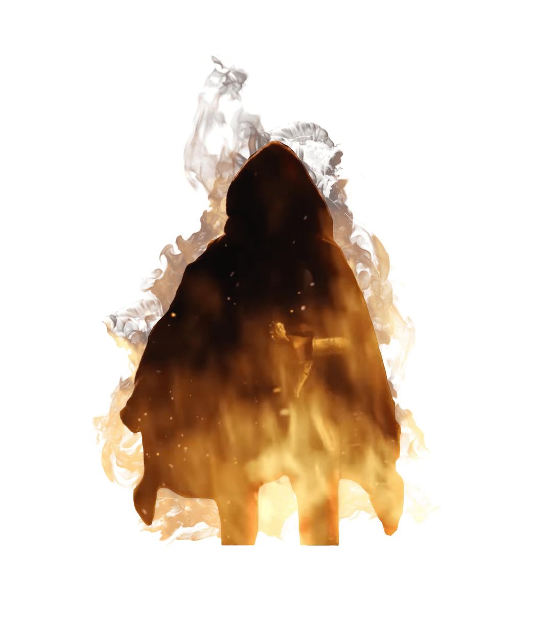 TheLegend27 Hero In Flames png transparent