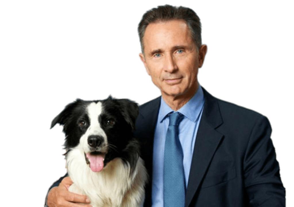 Thierry Lhermitte With Dog png transparent