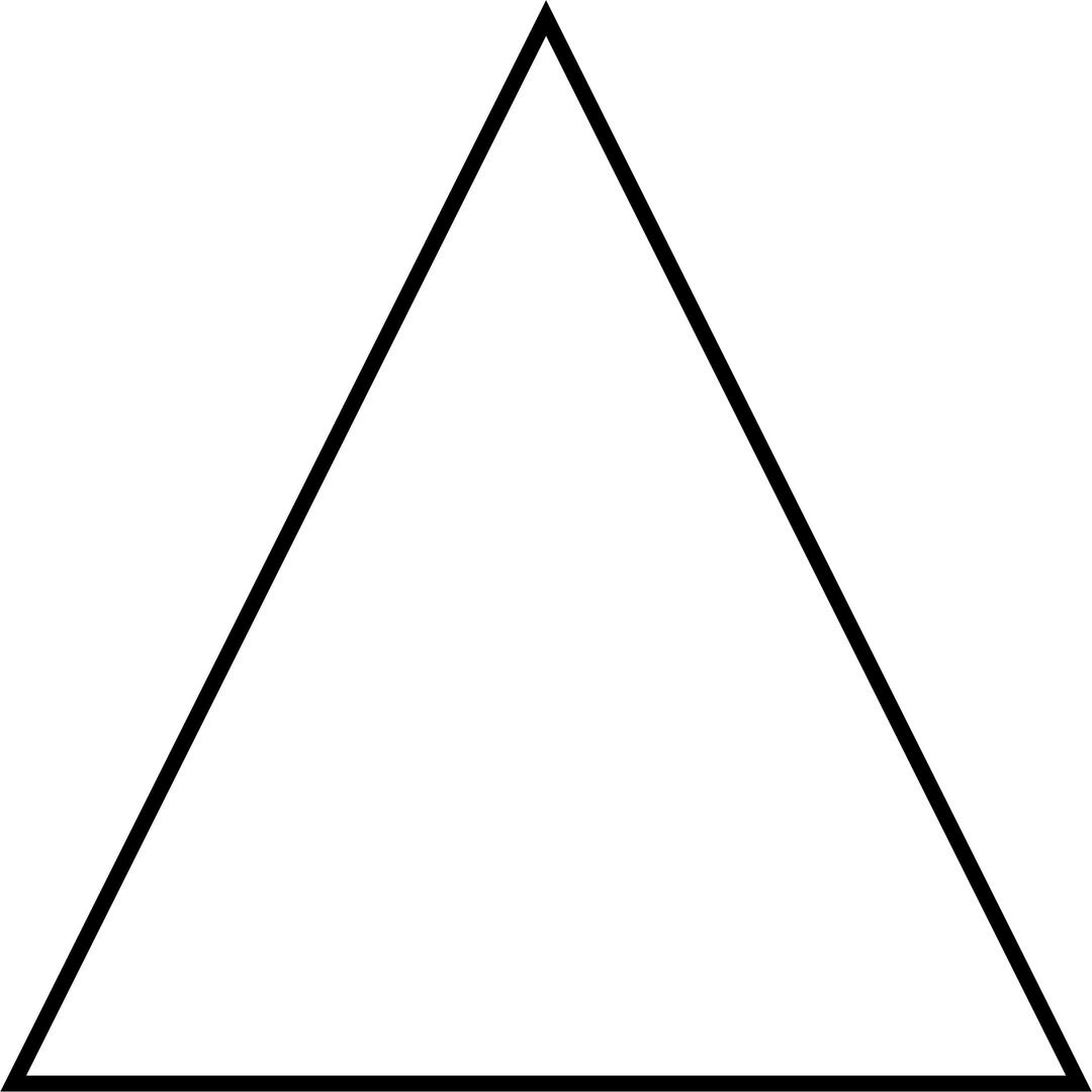 Thin Triangle png transparent