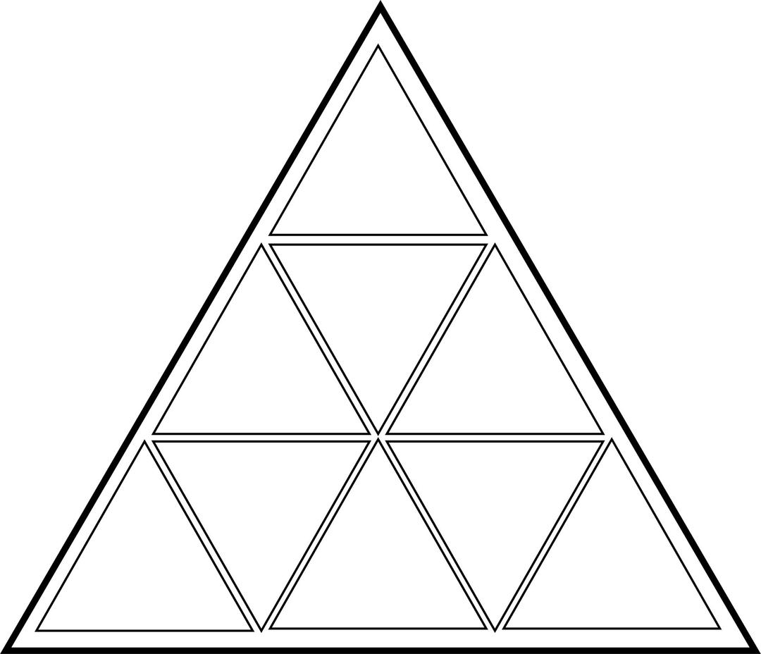 Thin triangles png transparent