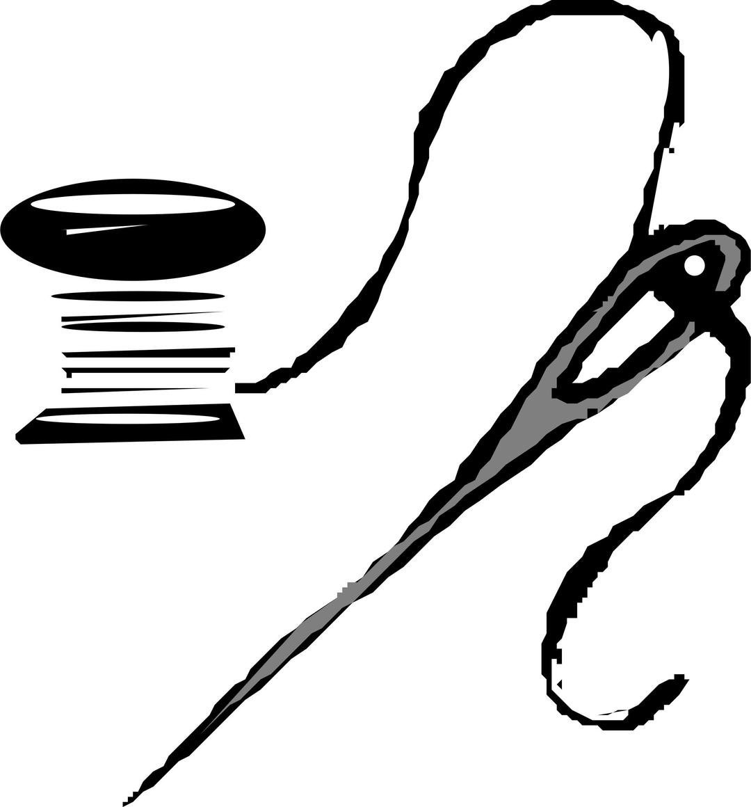 Thread and needle png transparent