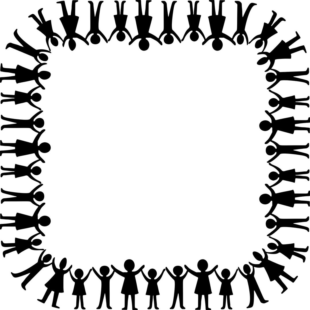 Three Children Holding Up Arms Square 2 png transparent