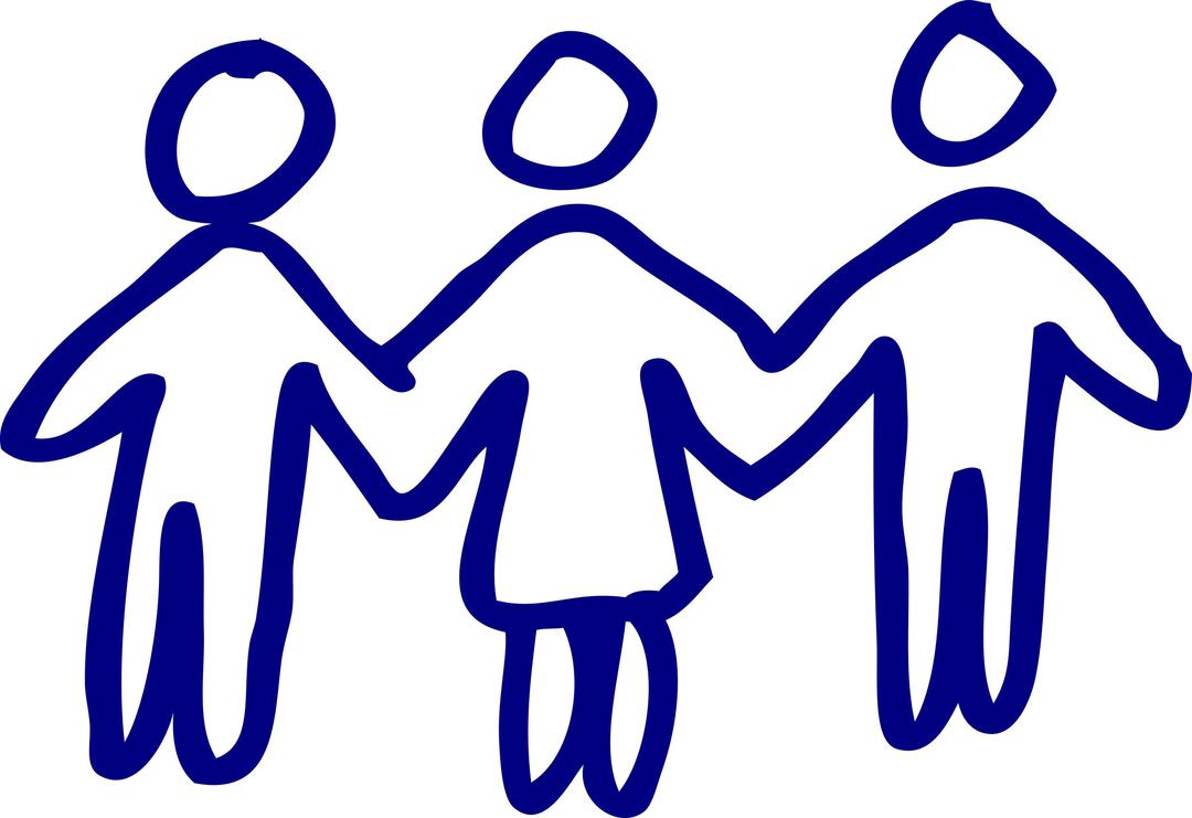 Three People png transparent