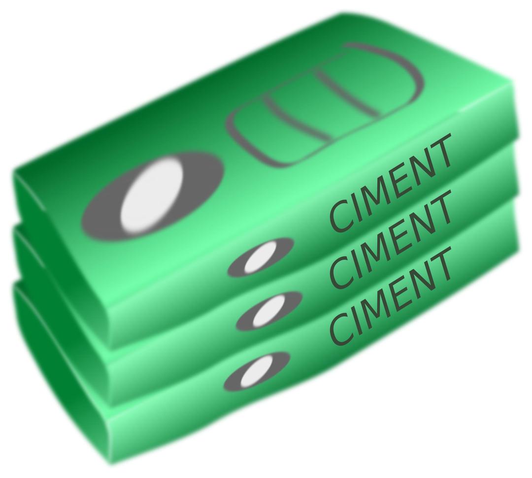 three sacks of cement png transparent