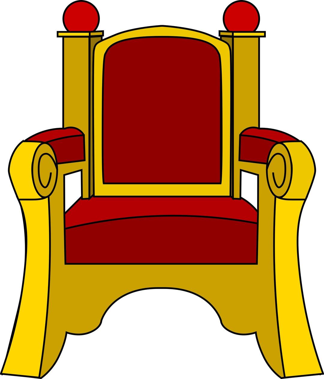 Throne png transparent