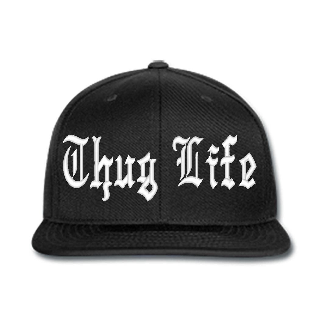 Thug Life Black Cap png transparent