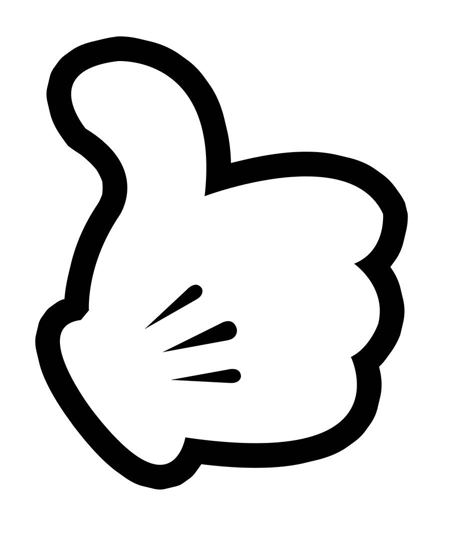 Thumb Up Mickey's Hand png transparent