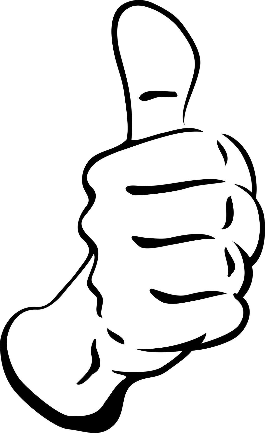 Thumb Up! with arm png transparent