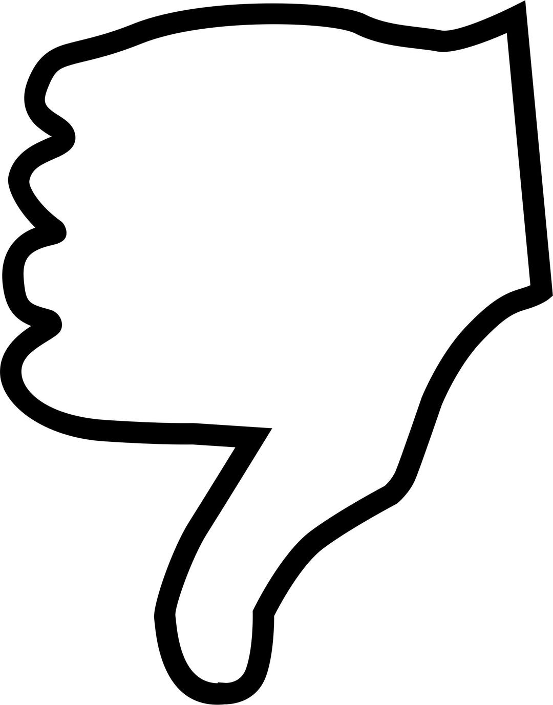 Thumbs Down png transparent