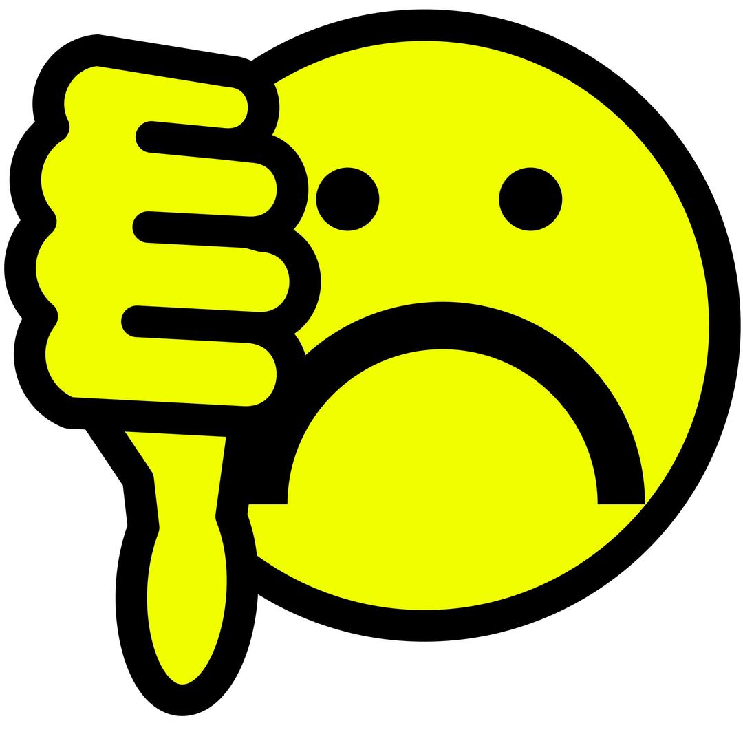 Thumbs down smiley png transparent