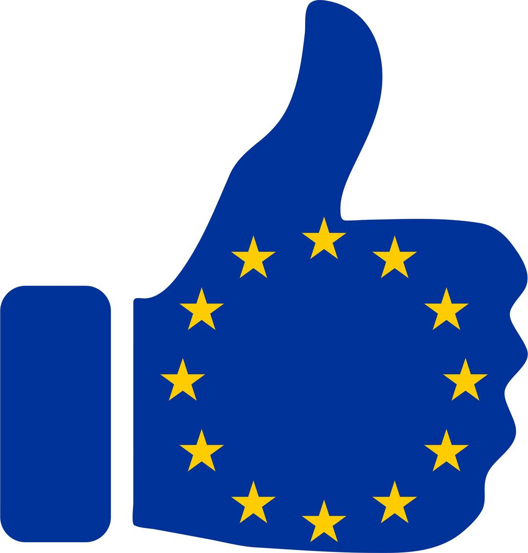 Thumbs Up Europe png transparent