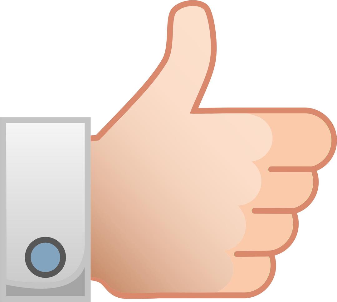 Thumbs Up Like Hand png transparent