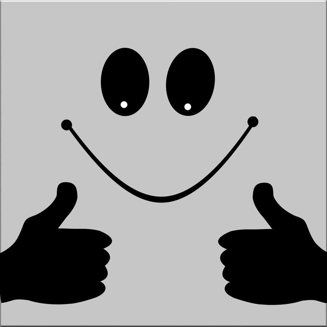Thumbs Up Smiley Face png transparent