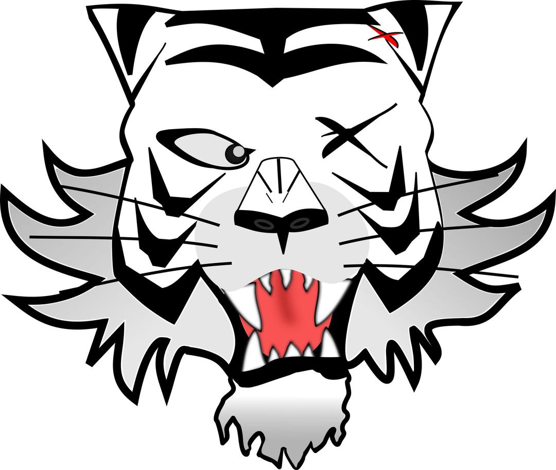 Tigre bianca-Maschera png transparent