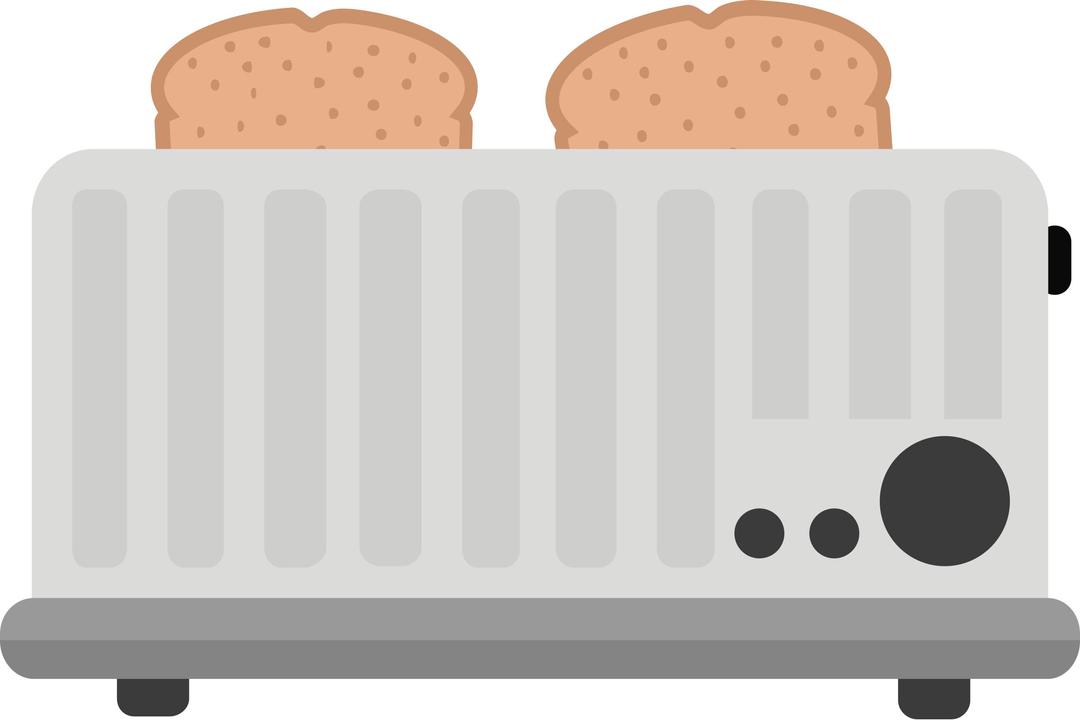 toaster with toast png transparent