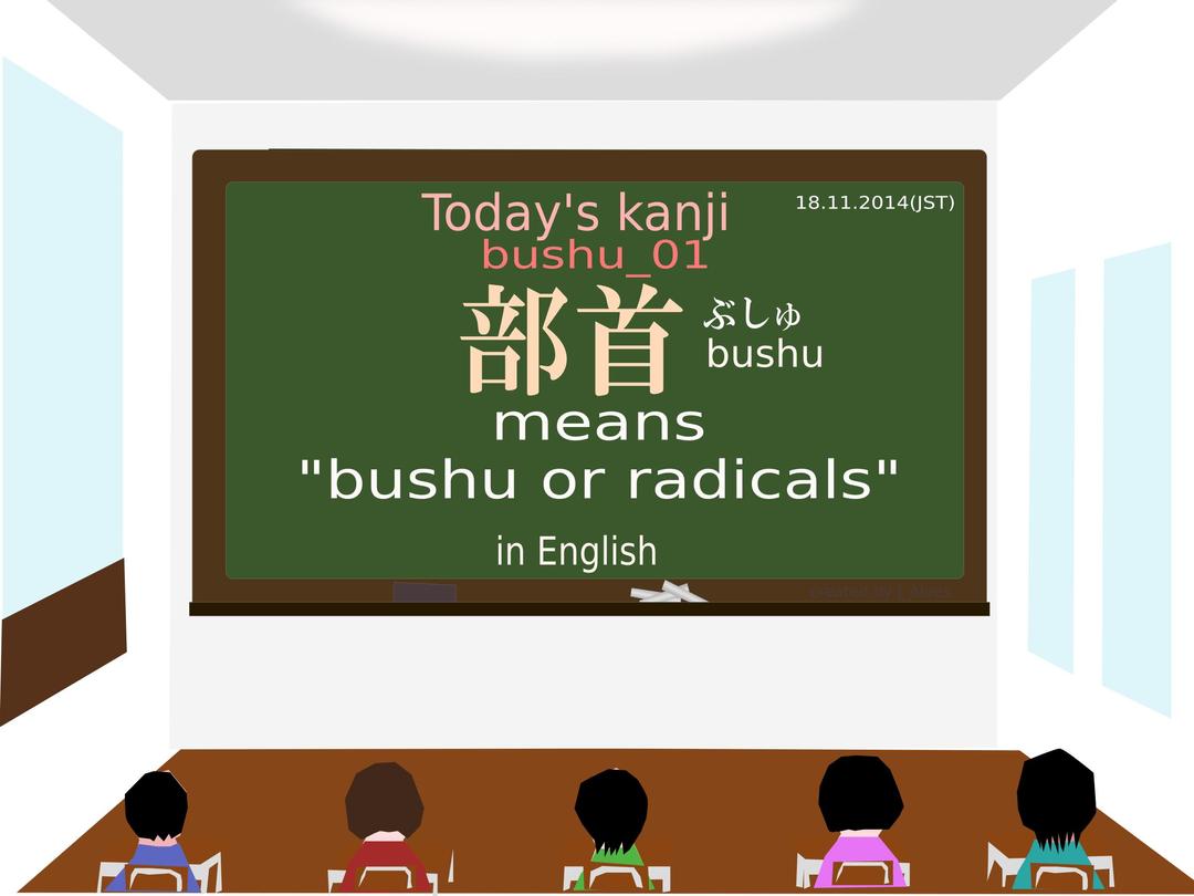 today's kanji-111-bushu-01 png transparent