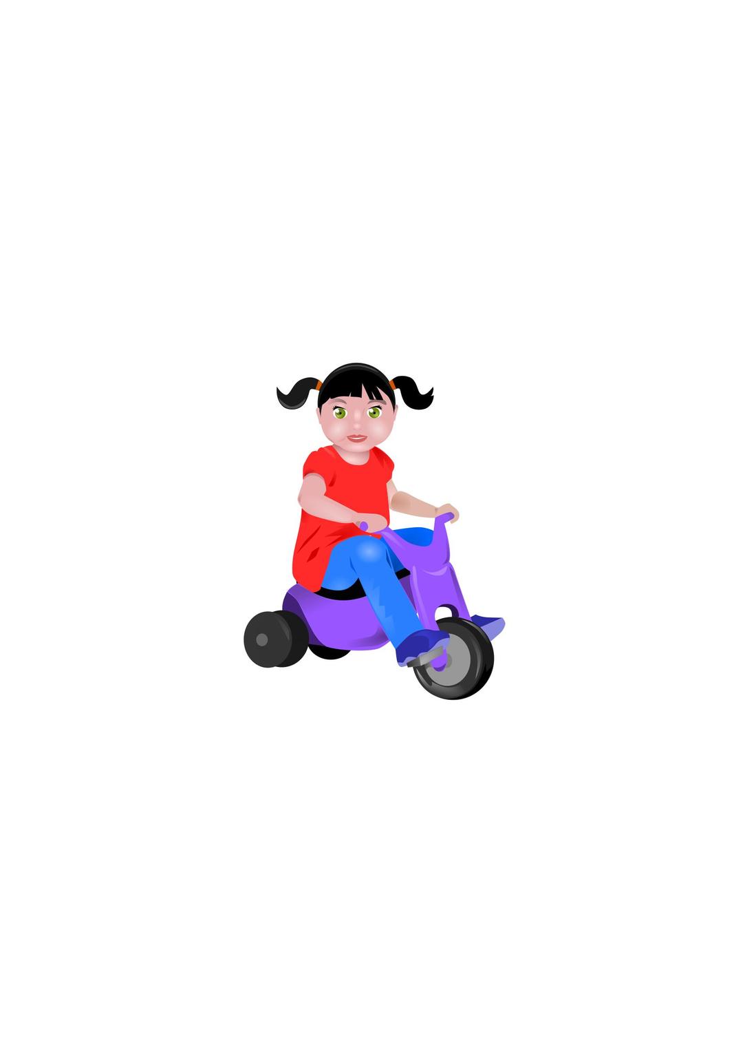 toddler on Tricycle png transparent