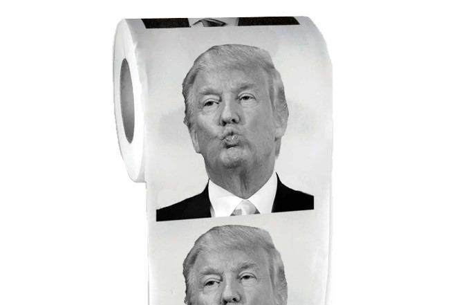 Toilet Paper Donald Trump png transparent