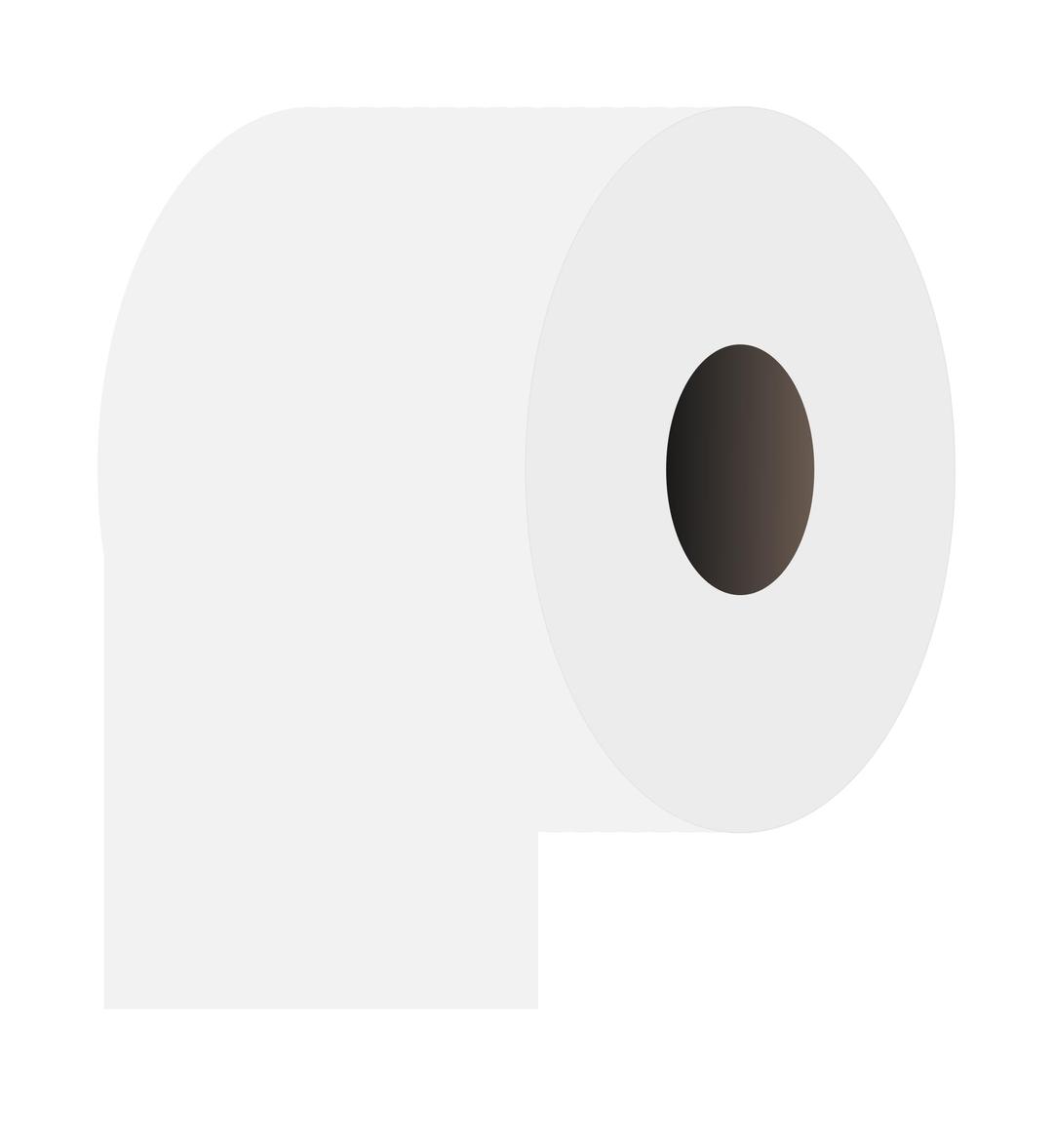 Toilet paper roll white png transparent