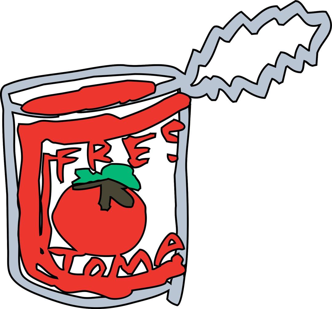 Tomato can png transparent