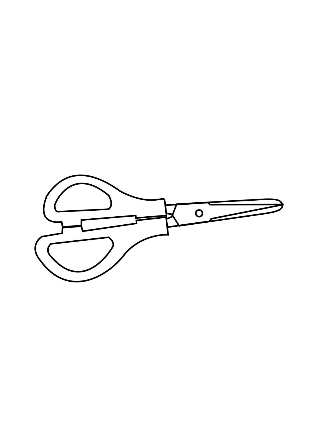 tool scissors drawing coloring png transparent