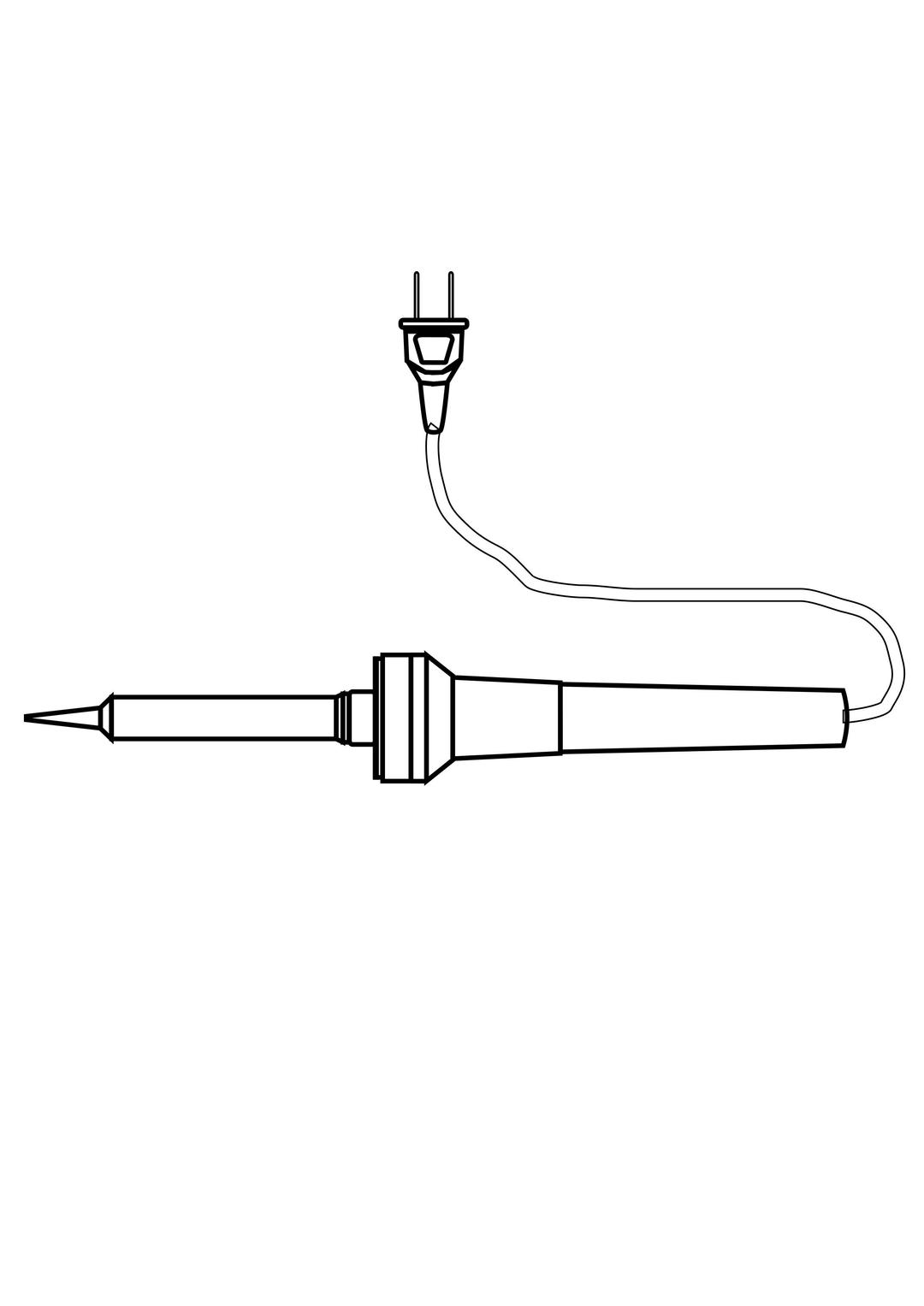 tool soldering iron drawing coloring png transparent