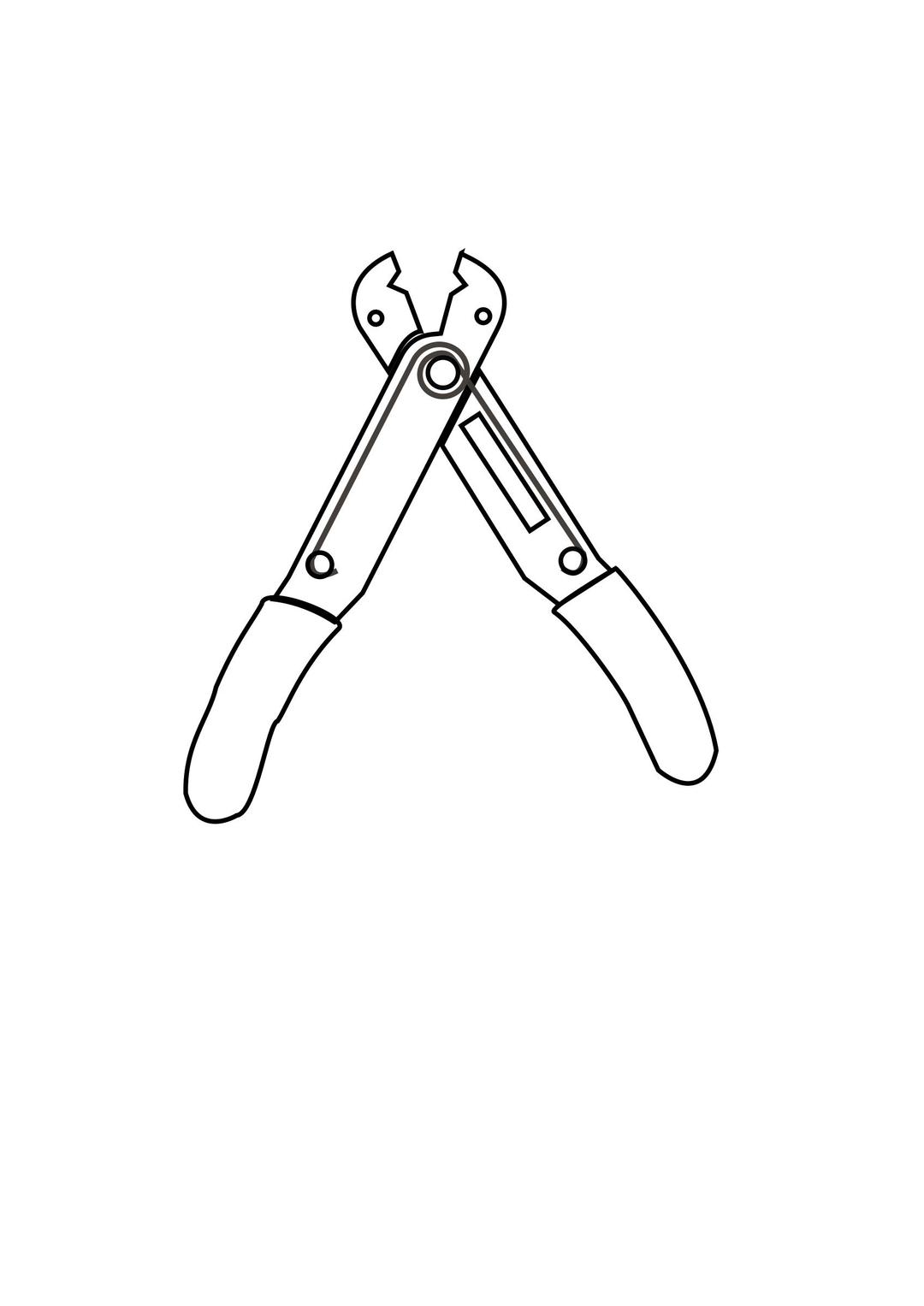 tool wire stripping drawing coloring png transparent