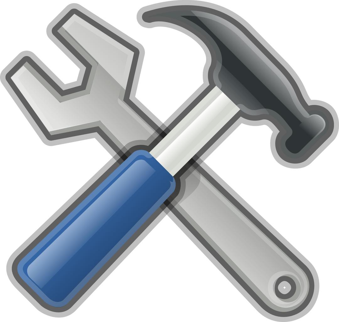 Tools, Hammer, Spanner png transparent