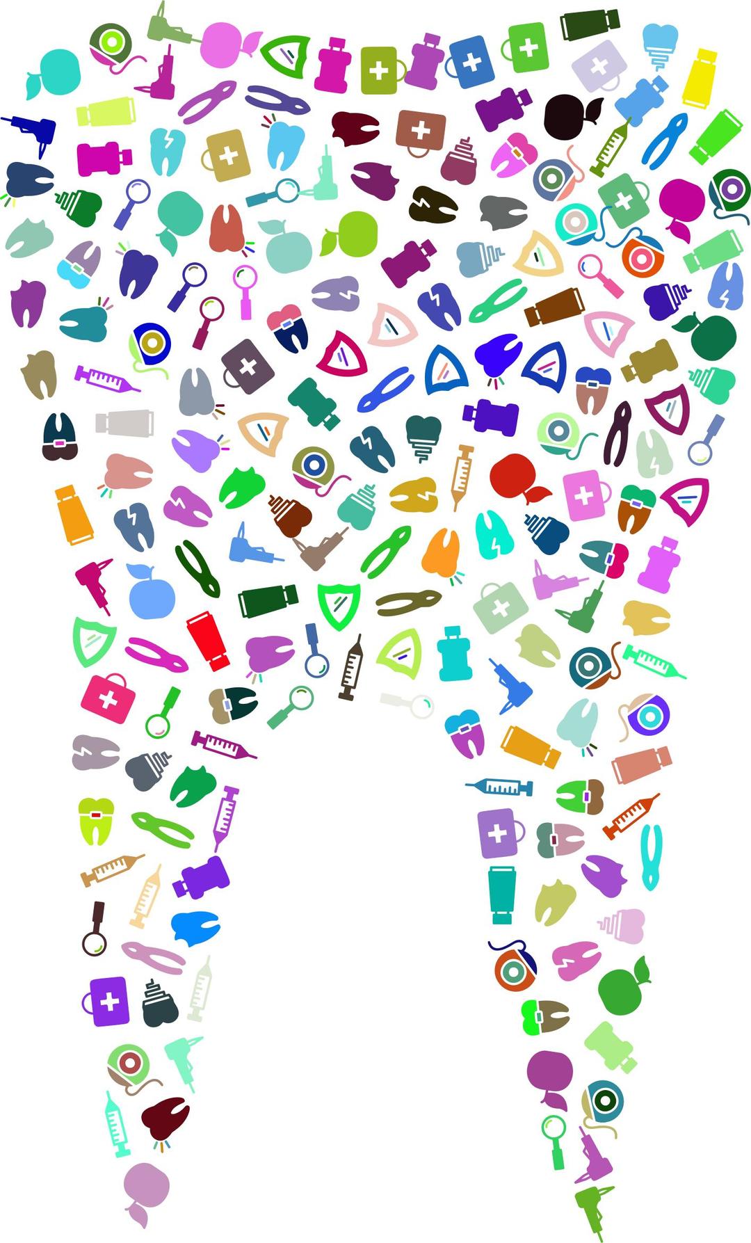 Tooth Icons Prismatic png transparent