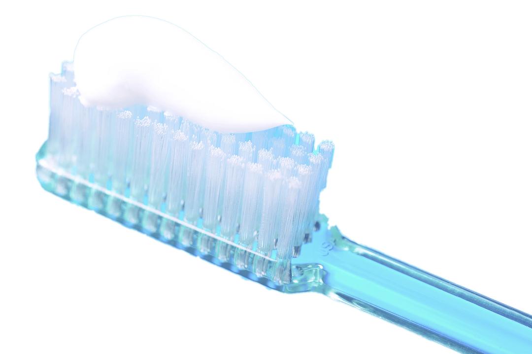 Toothpaste on Brush png transparent