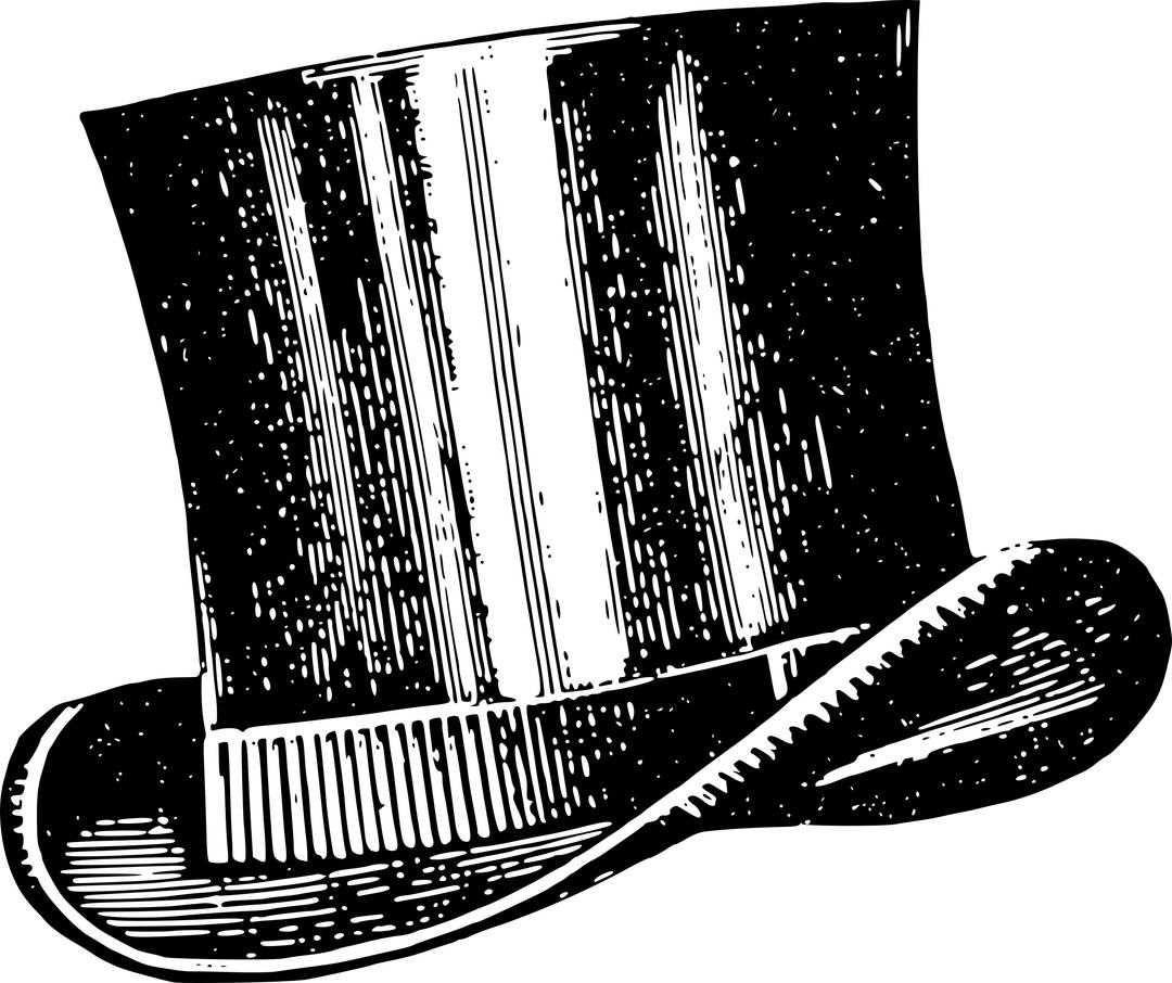 Top Hat Drawing Vintage png transparent