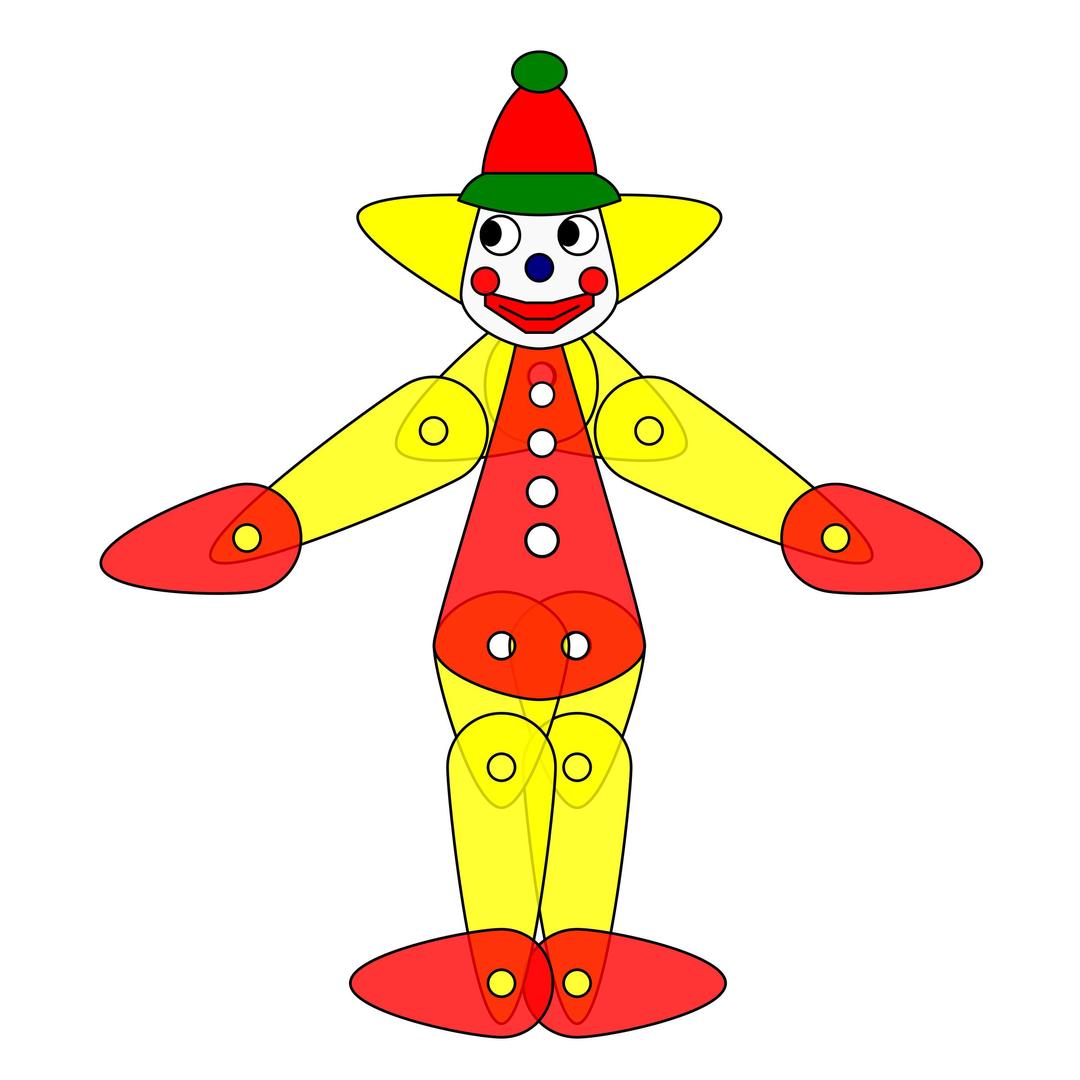 Toy Clown Puppet Animation png transparent