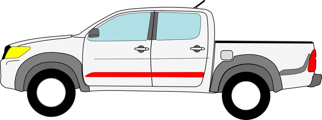 Toyota Hilux, side view png transparent