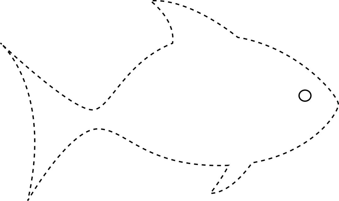 Trace or cut out and color the fish png transparent