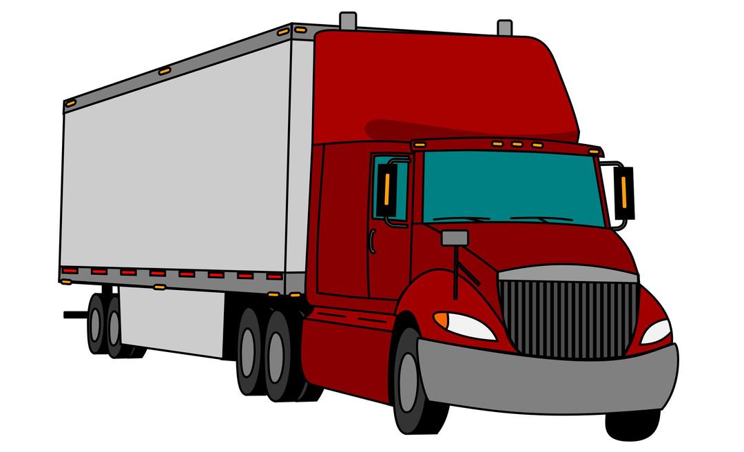tractor trailer png transparent